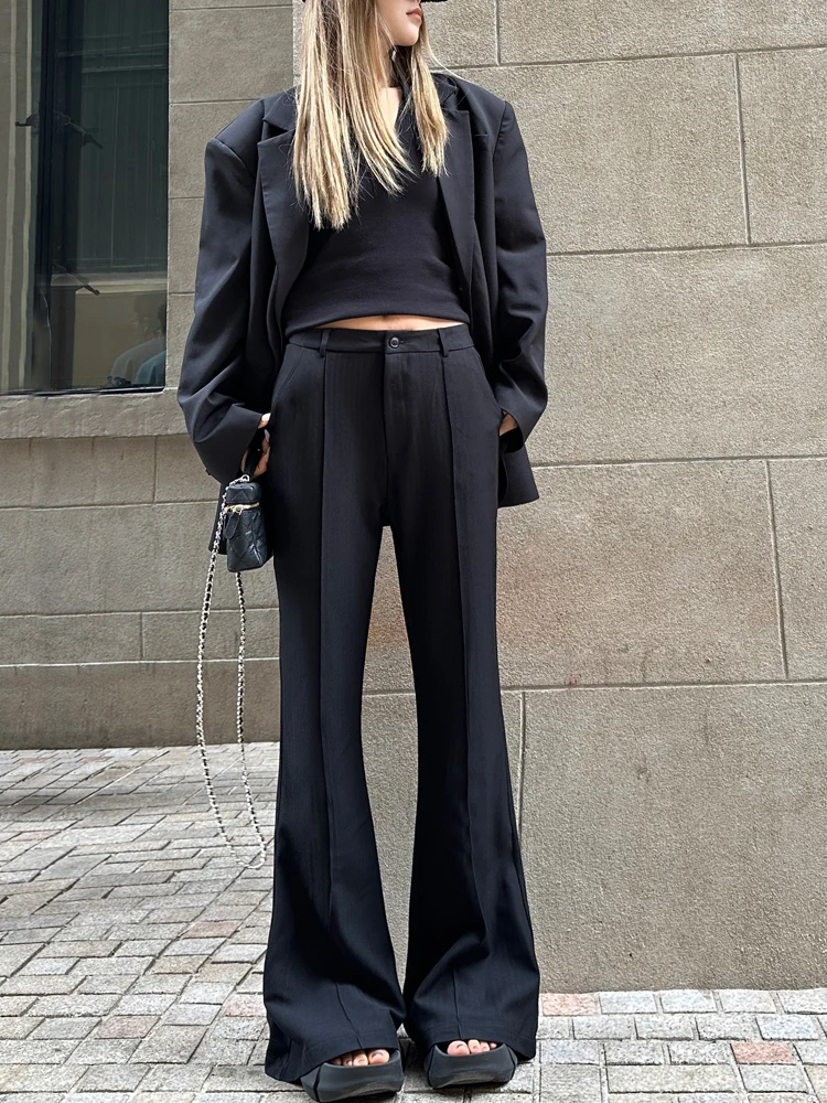 Женские повседневные брюки Bla Bell Bot: винтажные, зауженные, с высокой талией, длинные, для осени 2025 года
Женские повседневные брюки Bla Bell Bot: винтажные, зауженные, с высокой талией, длинные, для осени 2025 года