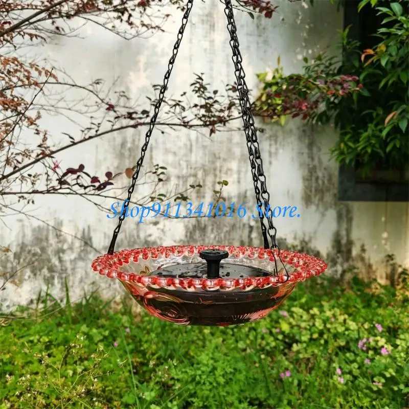 Solar Fountain Birdbath Solar Power Fountain Bird Bath Hanging Bowl Birdbath Attracts Wild Birds Humming Decoration
Solar Fountain Birdbath Solar Power Fountain Bird Bath Hanging Bowl Birdbath Attracts Wild Birds Humming Decoration