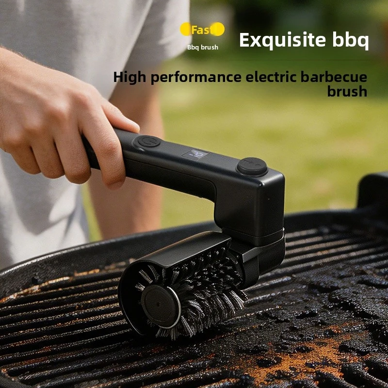 New model electric barbecue grill cleaner for heavy grease removal360Brush with no dead angles for grill cleaning
New model electric barbecue grill cleaner for heavy grease removal360Brush with no dead angles for grill cleaning