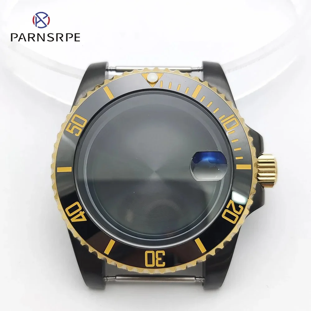 Black 40mm NH35 NH36 Watch Case for Men Diver Sapphire Crystal Rotating Bezel Stainless Steel Date Daily Wear Modification
Black 40mm NH35 NH36 Watch Case for Men Diver Sapphire Crystal Rotating Bezel Stainless Steel Date Daily Wear Modification