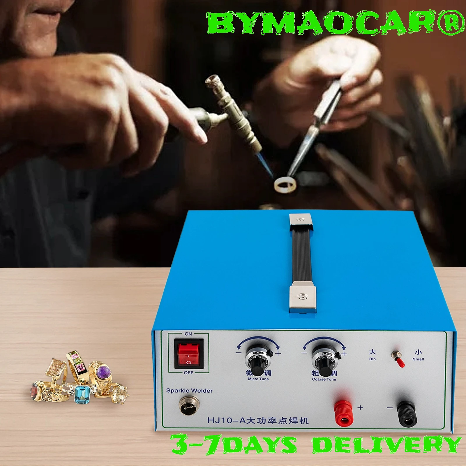 Laser Jewelry Welder, 100A Spot Machine for Gold Silver Ring Clasp Platinum Repair with Welding Gun, Cast Iron Housing Precision
Laser Jewelry Welder, 100A Spot Machine for Gold Silver Ring Clasp Platinum Repair with Welding Gun, Cast Iron Housing Precision