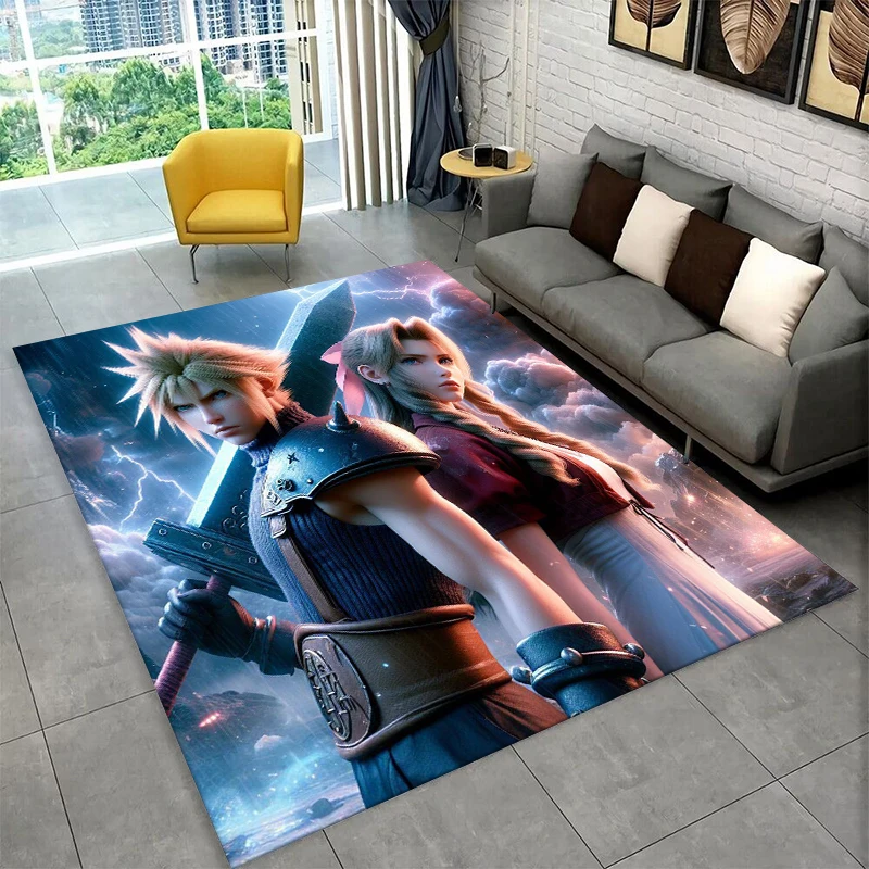 Ковер Cloud Tifa Final Fantasy Games Sephiroth для спальни, гостиной, дивана, игровой комнаты, придверный коврик, домашний декор, нескользящий коврик для пола
Ковер Cloud Tifa Final Fantasy Games Sephiroth для спальни, гостиной, дивана, игровой комнаты, придверный коврик, домашний декор, нескользящий коврик для пола