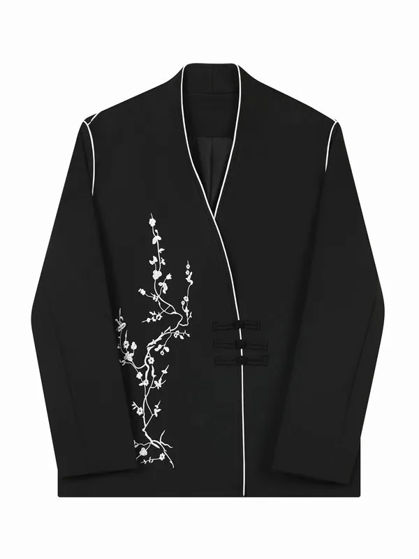 New Chinese Sle Heavy Embroidery Air Cotton Men's Suit Jaet Casual Loose Outerwear Vintage Trend Youth ular Long Sve
New Chinese Sle Heavy Embroidery Air Cotton Men's Suit Jaet Casual Loose Outerwear Vintage Trend Youth ular Long Sve