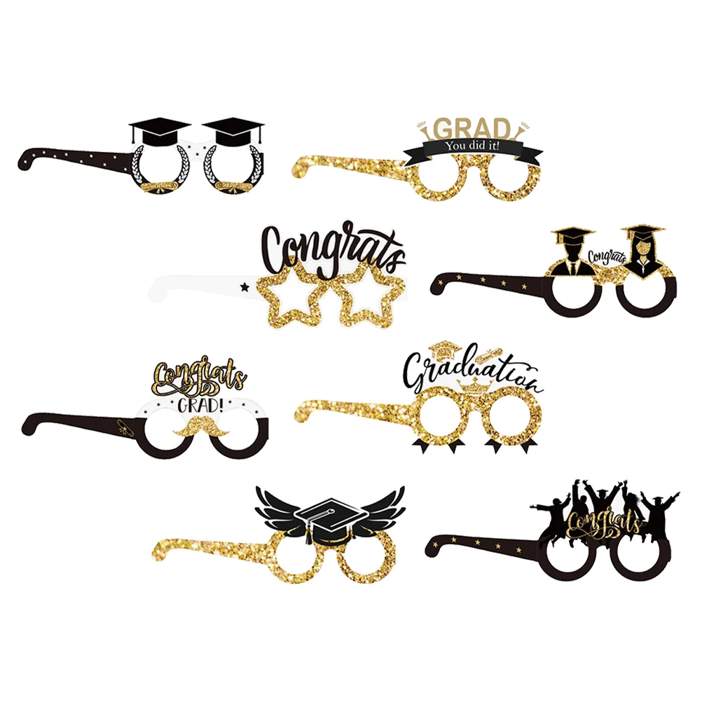 8pcs Graduation Glasses Eyewear Props 2024 Paper Party naments Season Photo Booth Frames Funny Costumes Decorations
8pcs Graduation Glasses Eyewear Props 2024 Paper Party naments Season Photo Booth Frames Funny Costumes Decorations