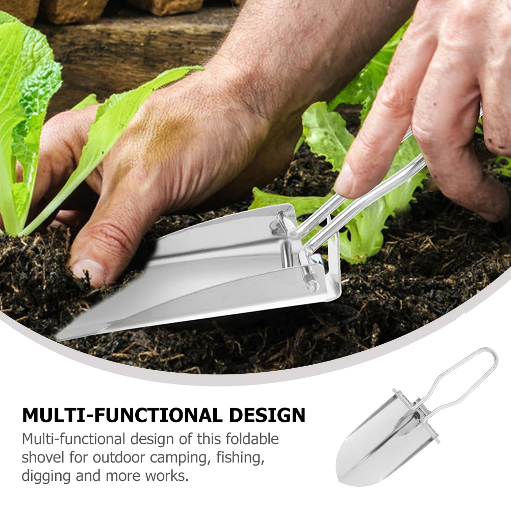 Folding Shovel 23cm Stainless Steel Camping Tool Mini Garden Spade Trowel Outdoor Digging Shovels Gardening Tools Camp Fishing
Folding Shovel 23cm Stainless Steel Camping Tool Mini Garden Spade Trowel Outdoor Digging Shovels Gardening Tools Camp Fishing
