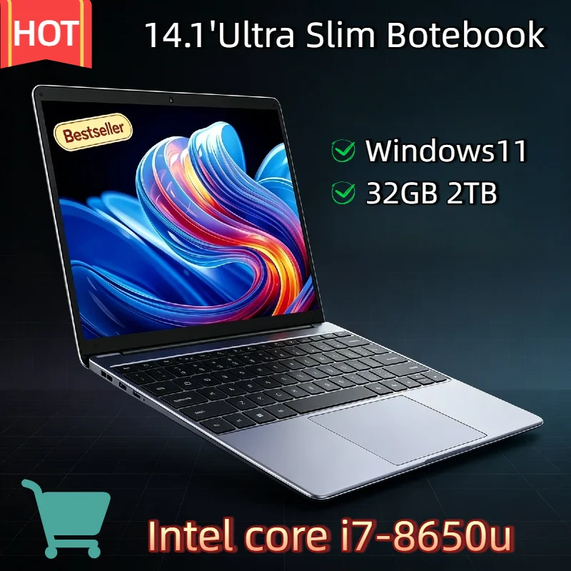 PC Gamer HOT 14.1 Inch Ultra Slim Laptop Windows 11 Intel Core i7 8650U 32GB 2TB Gaming Computer Notebook Office HD
PC Gamer HOT 14.1 Inch Ultra Slim Laptop Windows 11 Intel Core i7 8650U 32GB 2TB Gaming Computer Notebook Office HD