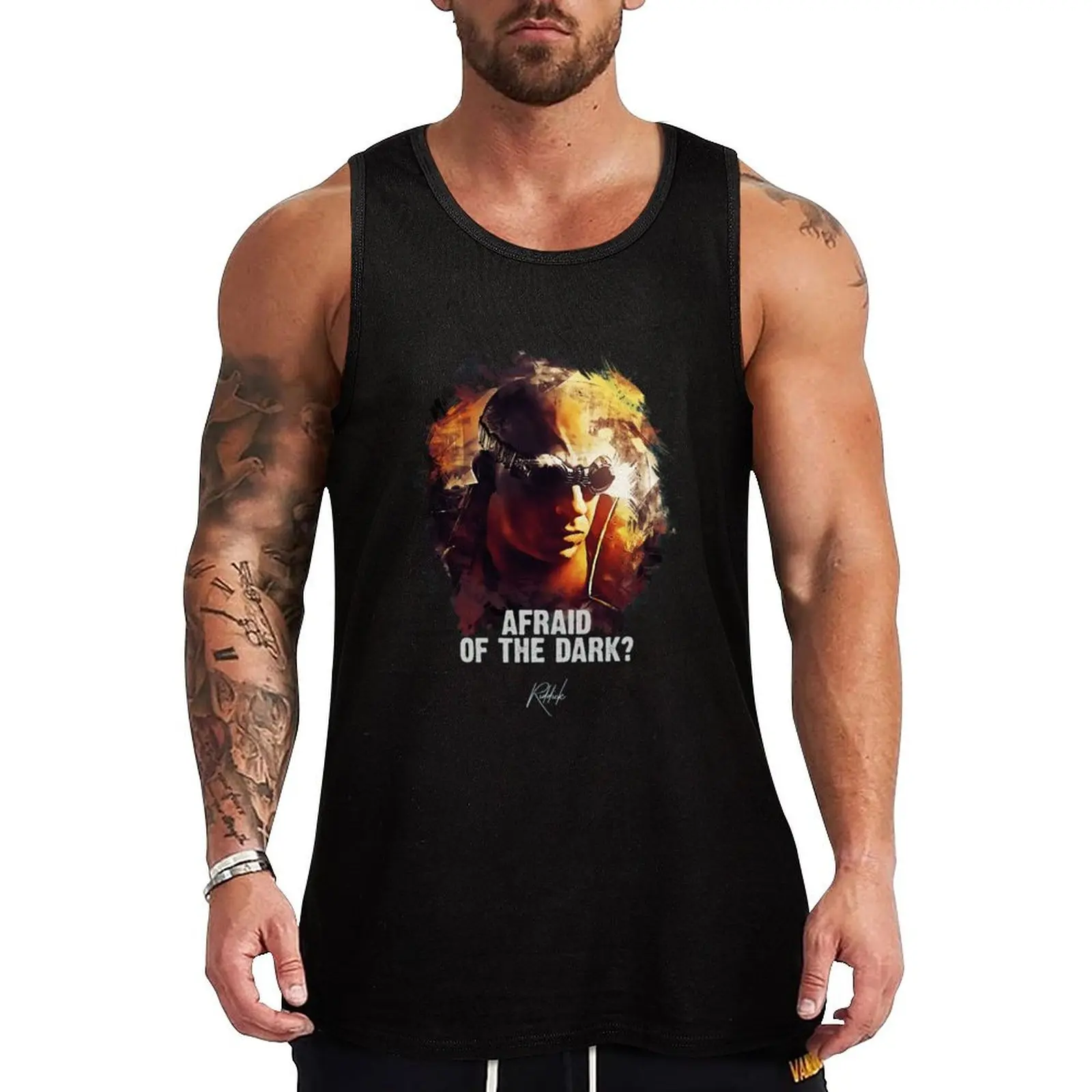 Afraid Of The Dark - RIDDICK Tank Top Sleeveless Workout Tank Top Muscle Fit Gym Shirt
Afraid Of The Dark - RIDDICK Tank Top Sleeveless Workout Tank Top Muscle Fit Gym Shirt