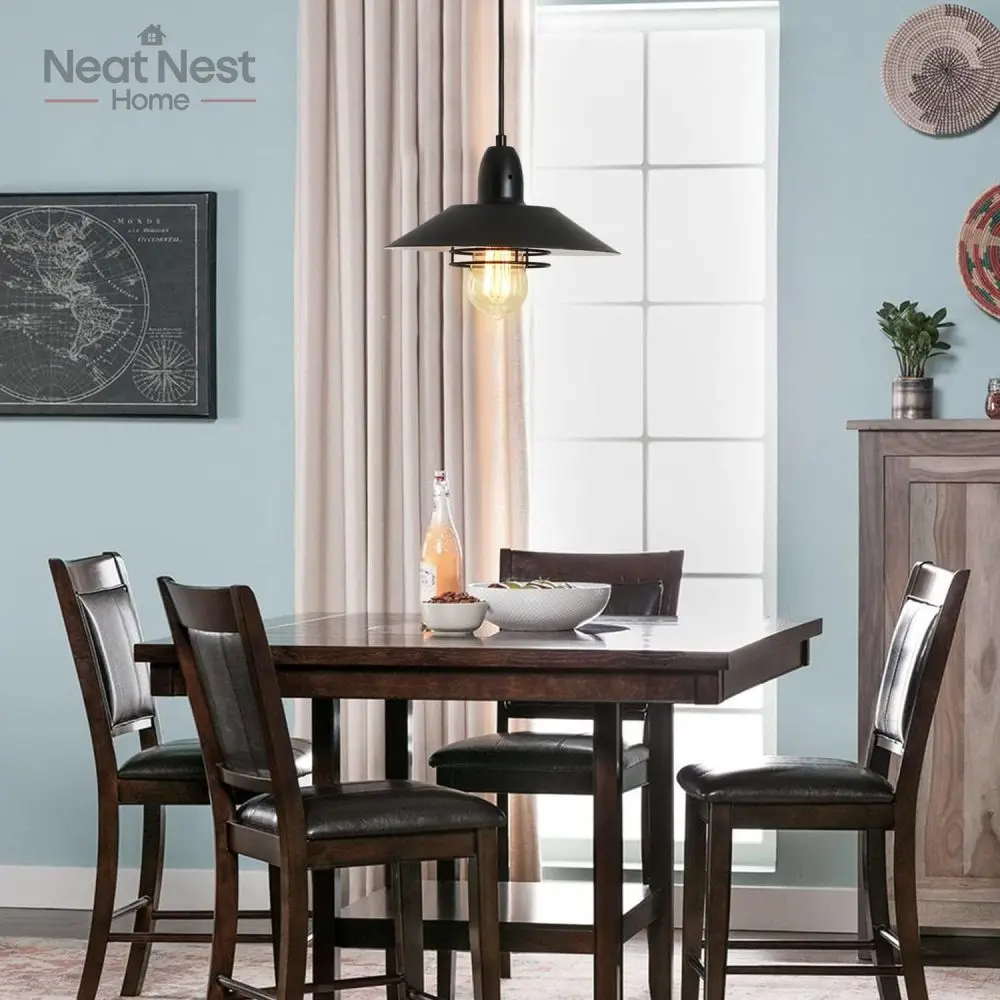 Farmhouse Vintage Pendant Light, Black Fixture Pendant Lights with Spring Frame, Adjustable Hanging Lamp for Dining /Living Room
Farmhouse Vintage Pendant Light, Black Fixture Pendant Lights with Spring Frame, Adjustable Hanging Lamp for Dining /Living Room