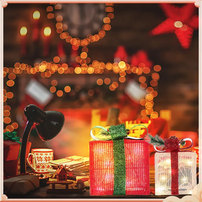 Christmas Gift Box Light String Decor Outdoor LED Atmosphere Lamp Household Cloth
Christmas Gift Box Light String Decor Outdoor LED Atmosphere Lamp Household Cloth