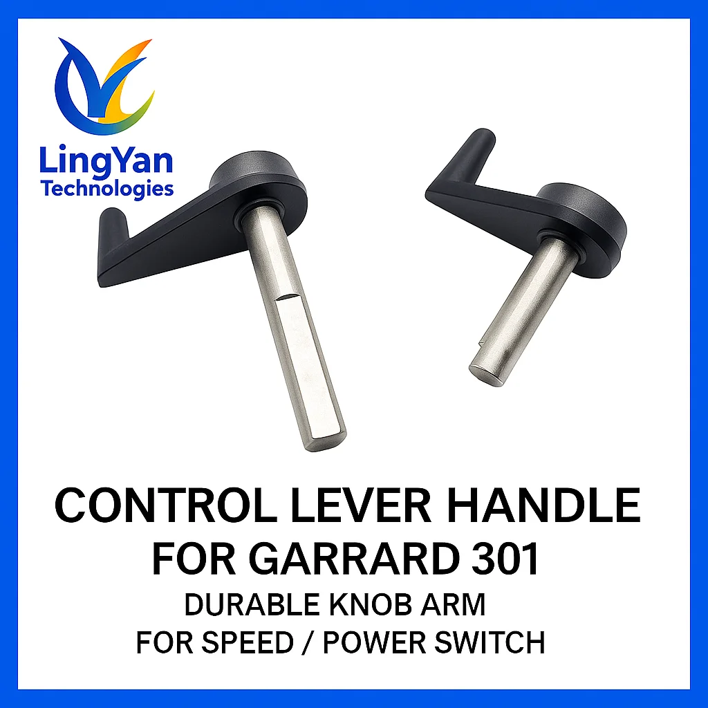 Control Lever Handle for Garrard 301 Turntable | Durable Knob Arm for Speed/ Power Switch | Vinyl Record Player Replacement Part
Control Lever Handle for Garrard 301 Turntable | Durable Knob Arm for Speed/ Power Switch | Vinyl Record Player Replacement Part