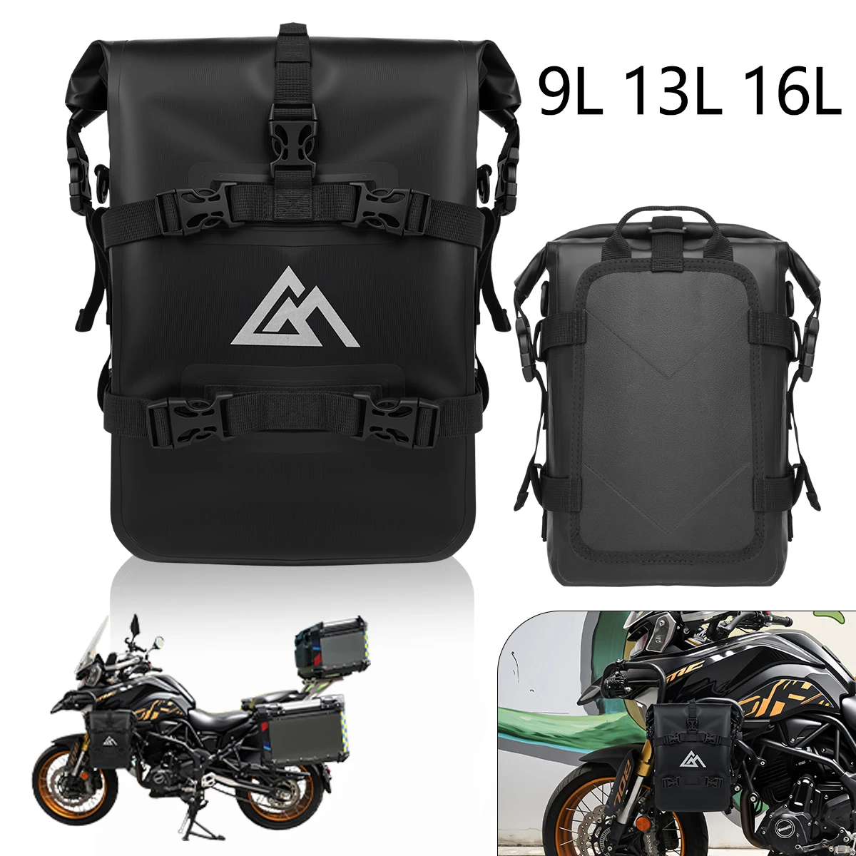 Motorcycle Bumpers Bag Waterproof 6L 13L 16L Motor Crash Bar Bag with Shoulder Strap Motorcycles Side Frame Bag For 1250 GS
Motorcycle Bumpers Bag Waterproof 6L 13L 16L Motor Crash Bar Bag with Shoulder Strap Motorcycles Side Frame Bag For 1250 GS