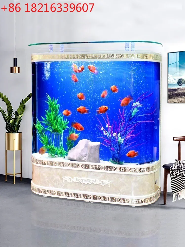 TAO Aquarium Medium Large Living Room Home Change Water Screen Lazy Floor Cylinder
TAO Aquarium Medium Large Living Room Home Change Water Screen Lazy Floor Cylinder