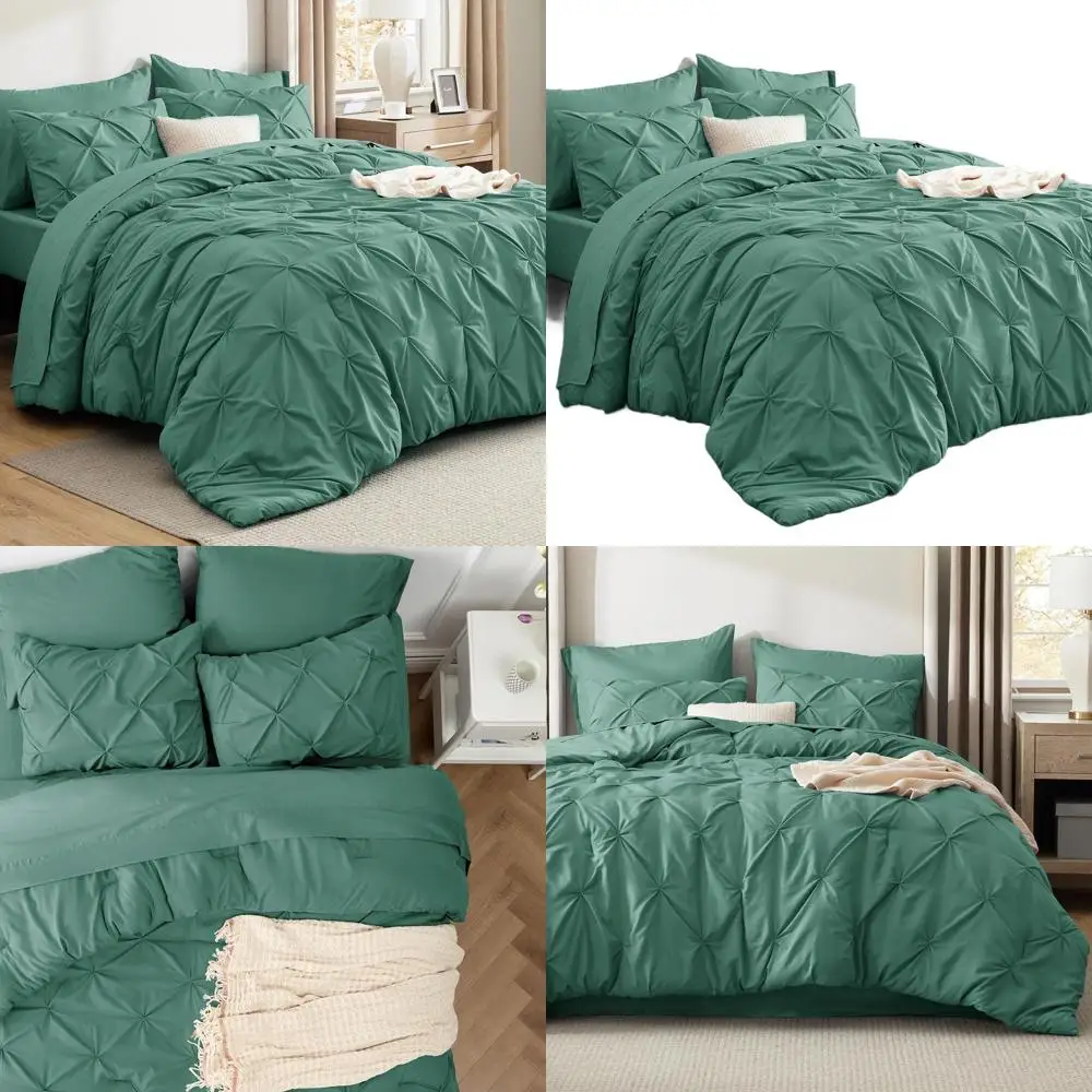 Комплект постельного белья Queen из 7 предметов Baby Pea Green: одеяло с простынями, наволочками и шаром — всесезонная кровать в сумке в подарок
Комплект постельного белья Queen из 7 предметов Baby Pea Green: одеяло с простынями, наволочками и шаром — всесезонная кровать в сумке в подарок