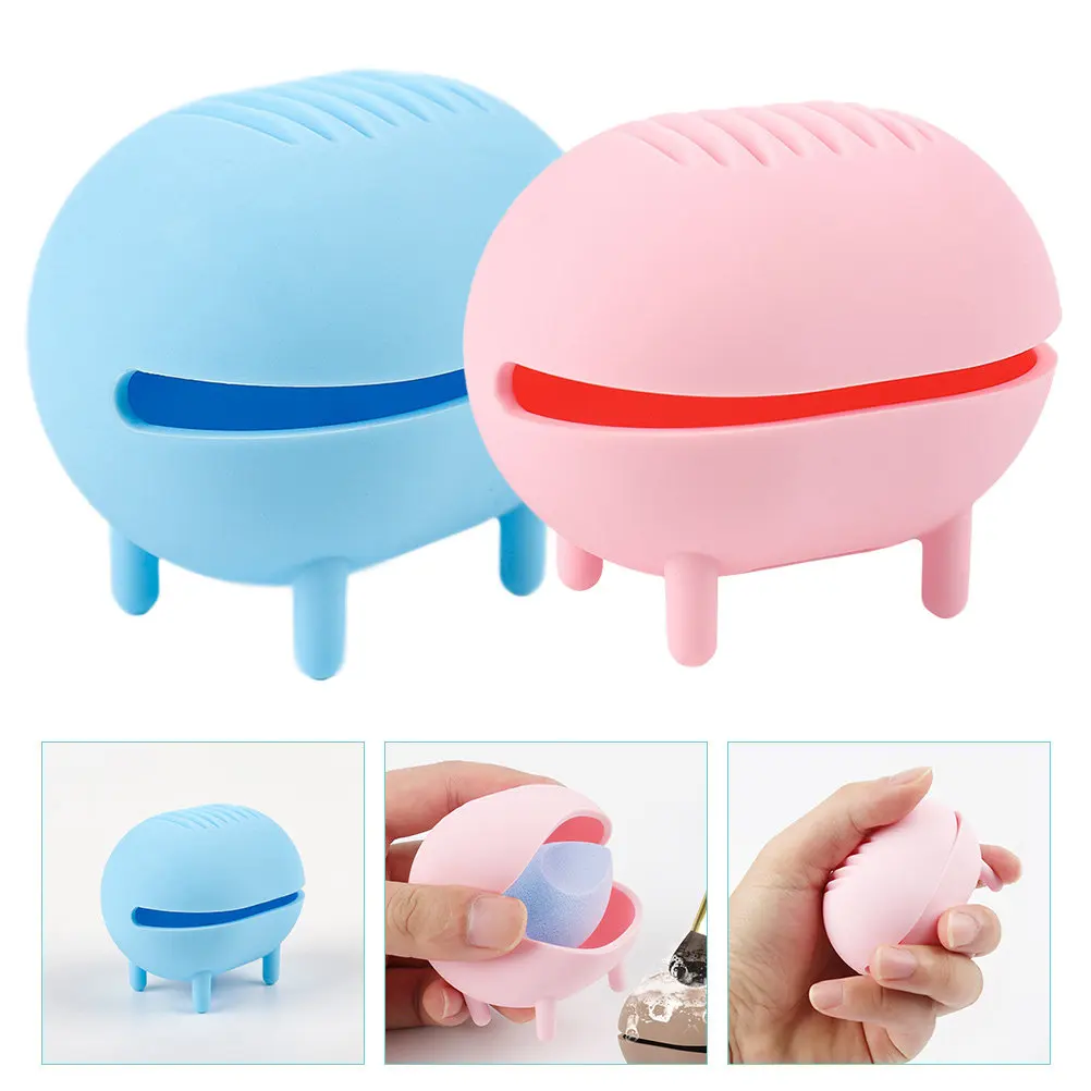 2Pcs Makeup Puff Holder Storage Boxes Portable Small Silicone Sponge Organizer Travel Powder Puff Case Cotton Pads
2Pcs Makeup Puff Holder Storage Boxes Portable Small Silicone Sponge Organizer Travel Powder Puff Case Cotton Pads
