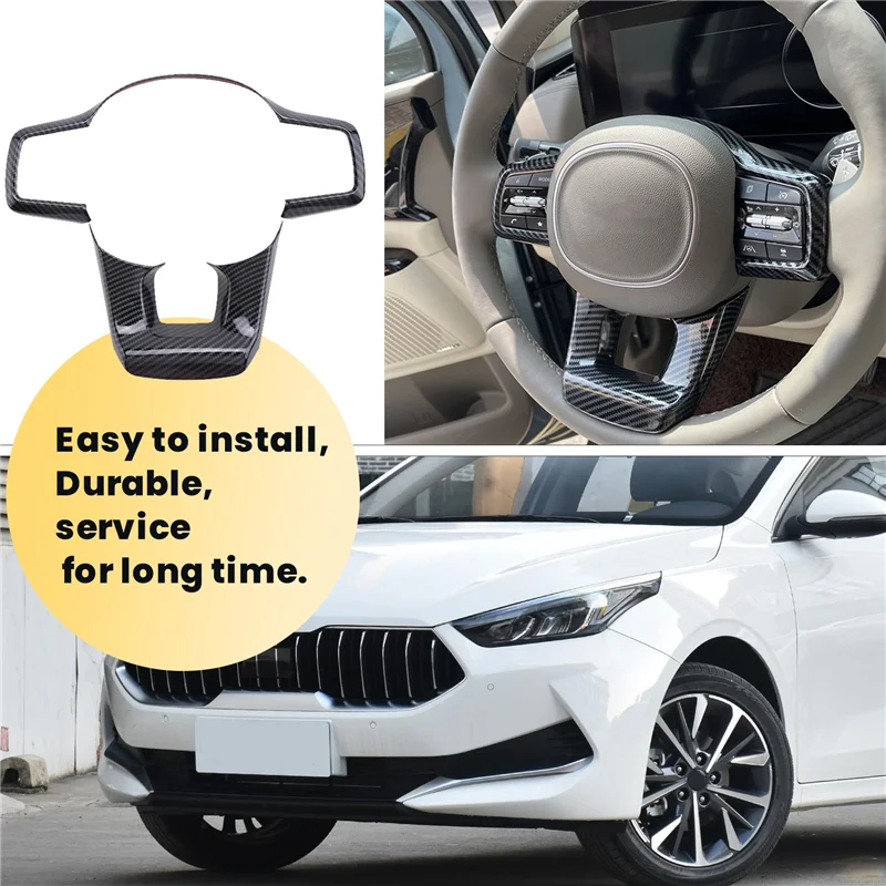 For Kia Carnival KA4 2020 2021 2022 Carbon Fiber Steering Wheel Panel Cover Bezel Trim Insert Molding
For Kia Carnival KA4 2020 2021 2022 Carbon Fiber Steering Wheel Panel Cover Bezel Trim Insert Molding