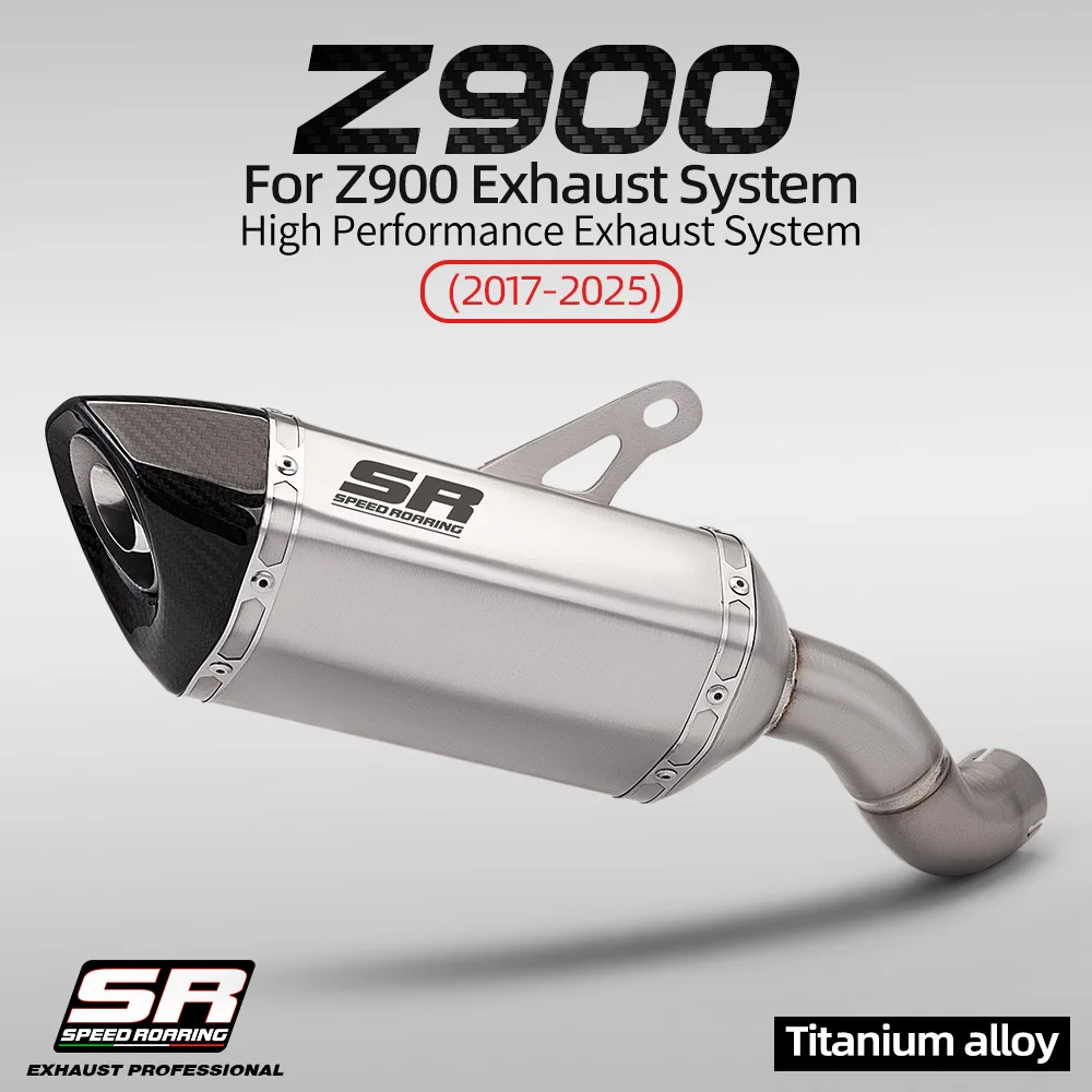Silp on Motorcycle Titanium alloy Exhaust Muffler Pipe For Z900 2017-2025 Escape Moto With DB Killer Z900 Exhaust Muffler
Silp on Motorcycle Titanium alloy Exhaust Muffler Pipe For Z900 2017-2025 Escape Moto With DB Killer Z900 Exhaust Muffler