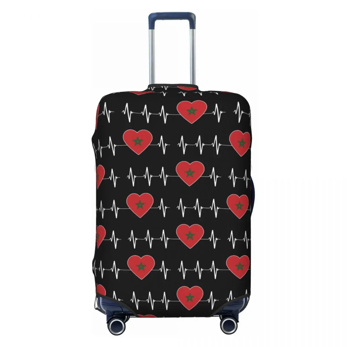 Custom Heartbeat Morocco Country Flag Travel Luggage Cover Moroccan Heart Family Suitcase Cover Protector Fit 18-32 Inch
Custom Heartbeat Morocco Country Flag Travel Luggage Cover Moroccan Heart Family Suitcase Cover Protector Fit 18-32 Inch