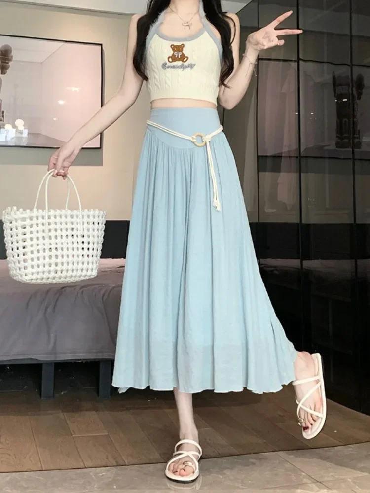 Pleated Skirts for Women with Strings Pleat Woman Skirt Summer 2025 Luxury Elegant Stylish A Line V Vintage Clothing Sales Y2k
Pleated Skirts for Women with Strings Pleat Woman Skirt Summer 2025 Luxury Elegant Stylish A Line V Vintage Clothing Sales Y2k
