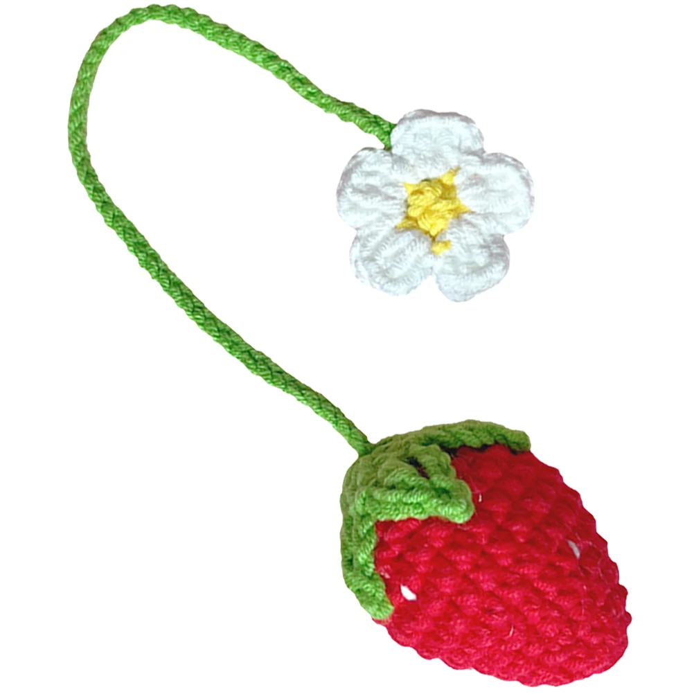Strawberry Car Pendant Crochet Red Decor Rear View Mirror Hanging Accessories for Women Car Interior Decorations
Strawberry Car Pendant Crochet Red Decor Rear View Mirror Hanging Accessories for Women Car Interior Decorations