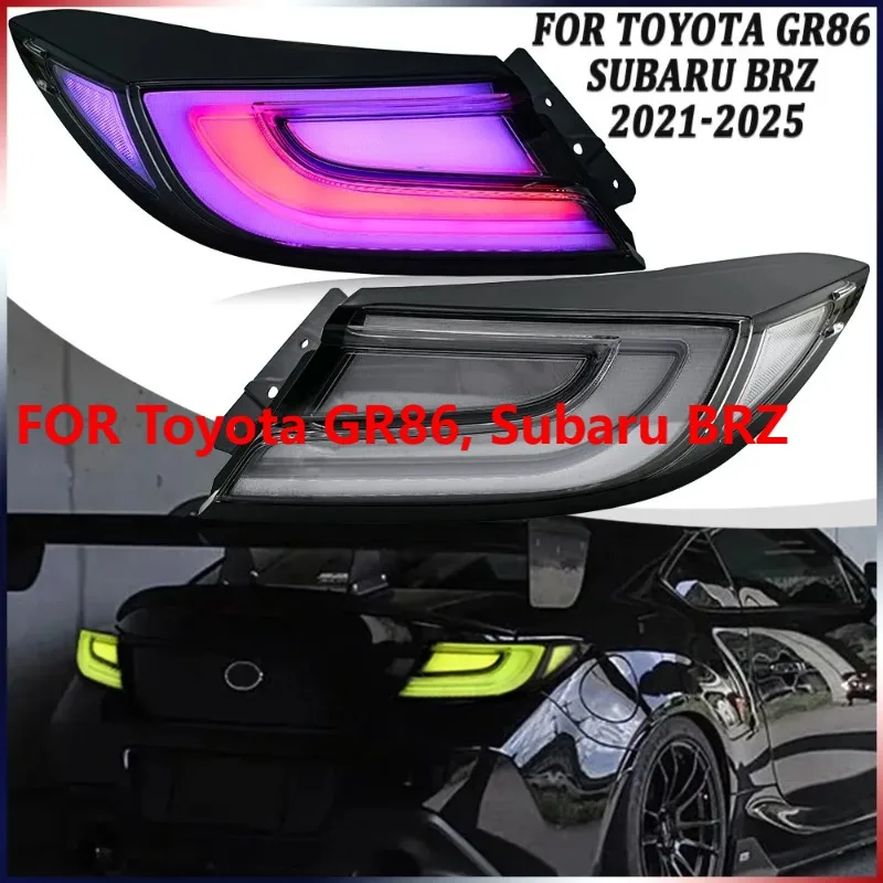 Для Toyota GR86 для Subaru BRZ 2021-2025 прозрачные светодиодные задние фонари RGB, пара Plug and Play
Для Toyota GR86 для Subaru BRZ 2021-2025 прозрачные светодиодные задние фонари RGB, пара Plug and Play