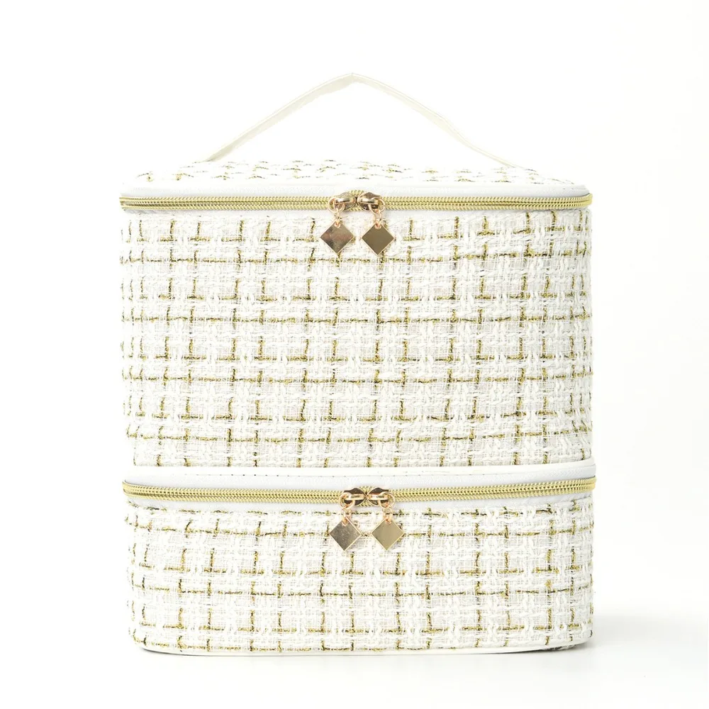 Double-Layer Nail Polish Organizer Case Adjustable Dividers Portable Nail Polish Carrying Case Holds 30 Bottles & Nail Lamp
Double-Layer Nail Polish Organizer Case Adjustable Dividers Portable Nail Polish Carrying Case Holds 30 Bottles & Nail Lamp