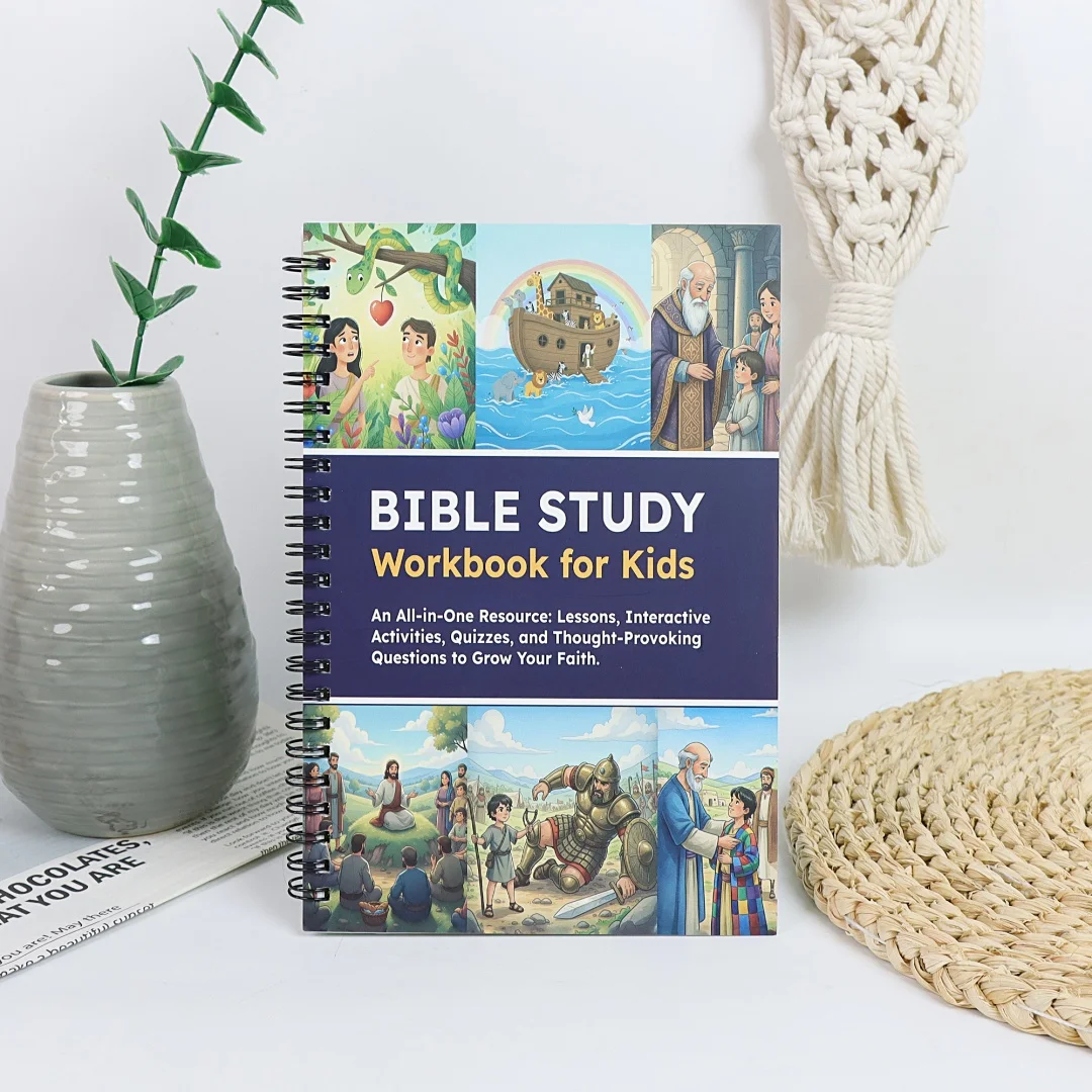 Hot selling Bible children's enlightenment learning manual: courses, activities, tests, and questions to deepen faith
Hot selling Bible children's enlightenment learning manual: courses, activities, tests, and questions to deepen faith