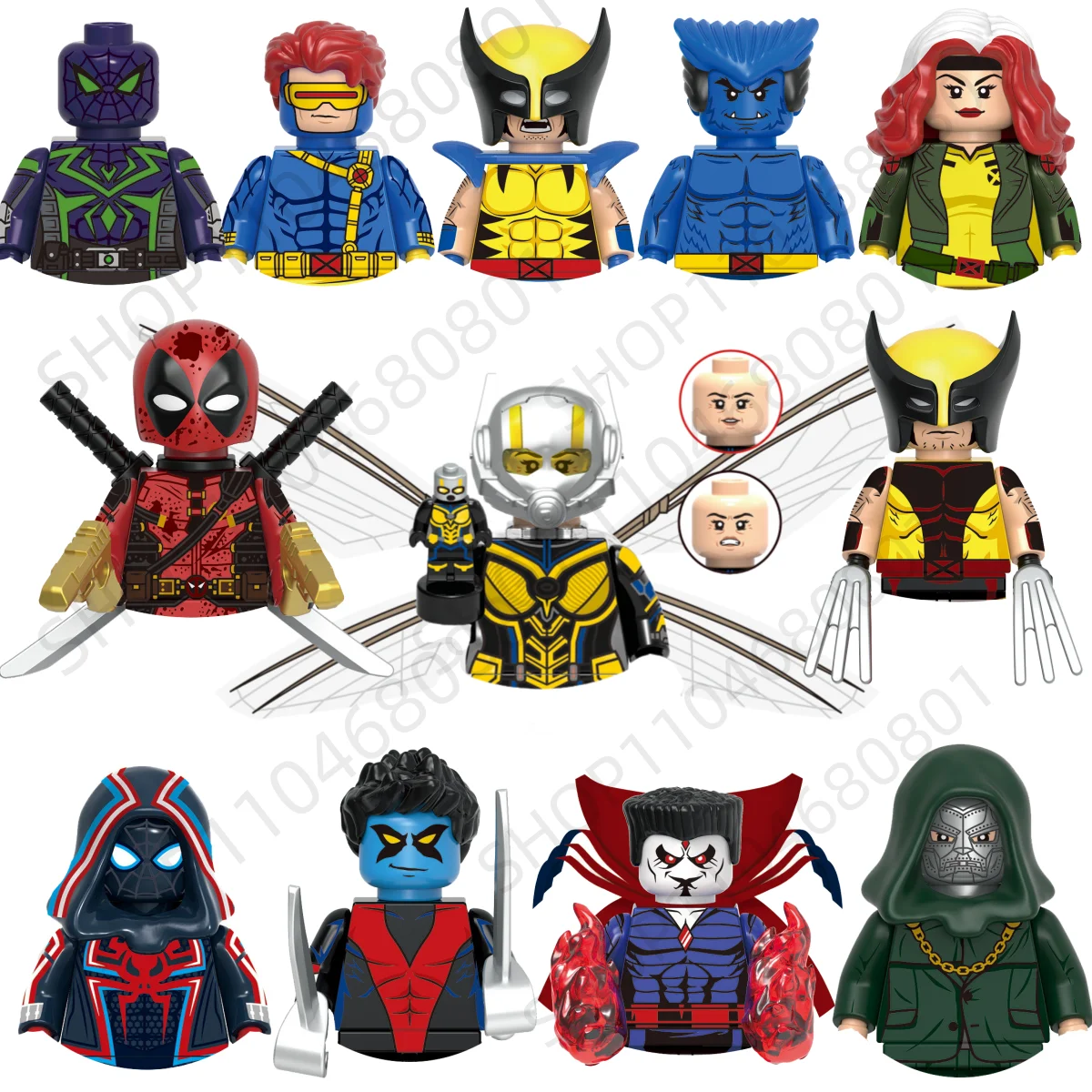Building blocks brick toys Marvel Ant-Man Spider-Man Wolverine mini blocks children's holiday party gifts
Building blocks brick toys Marvel Ant-Man Spider-Man Wolverine mini blocks children's holiday party gifts