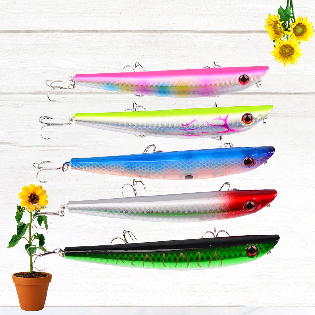 5PCS 12cm/17g Fish Shape Simulation Lure Bait Plastic Fishing Baits Accessories for Outdoor Fishing Trip Holiday
5PCS 12cm/17g Fish Shape Simulation Lure Bait Plastic Fishing Baits Accessories for Outdoor Fishing Trip Holiday