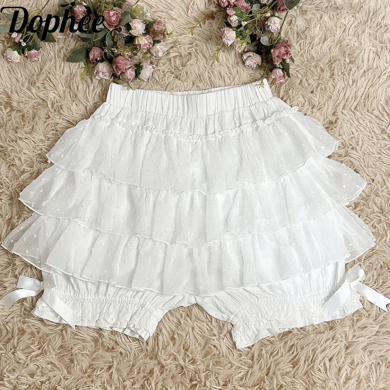 Dophee Original New Summer Jk Safety Shorts All-match Elastic Waist Layer Upon Layer Cake Pumpkin Pants Sweet Girl Lantern Pants
Dophee Original New Summer Jk Safety Shorts All-match Elastic Waist Layer Upon Layer Cake Pumpkin Pants Sweet Girl Lantern Pants