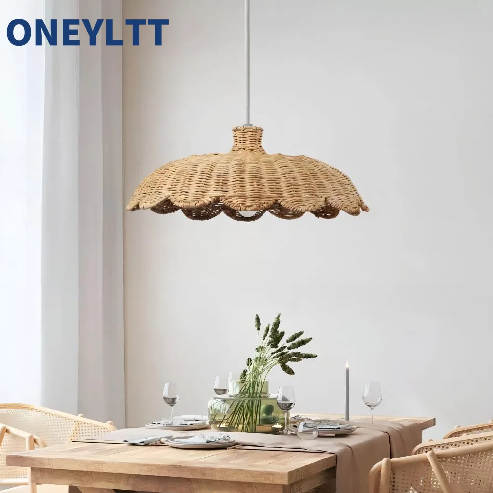 Nordic style rattan lampshade, home decor restaurant, hand woven LED chandelier, hotel, homestay, vintage bamboo woven lamp
Nordic style rattan lampshade, home decor restaurant, hand woven LED chandelier, hotel, homestay, vintage bamboo woven lamp