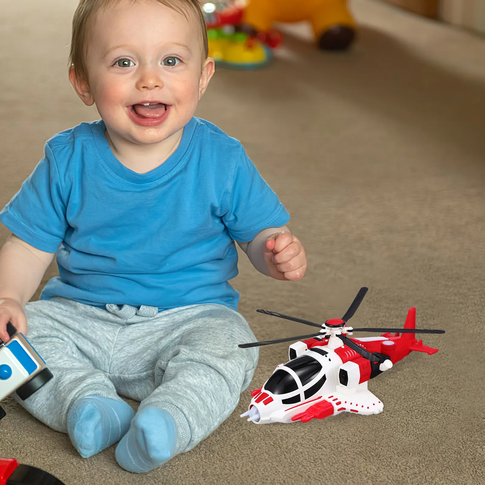 Kids Airplane Transformable Plane Cool Colorful Rotatable Wings Automatic Transform Toddler Plane Outdoor Play Fun
Kids Airplane Transformable Plane Cool Colorful Rotatable Wings Automatic Transform Toddler Plane Outdoor Play Fun