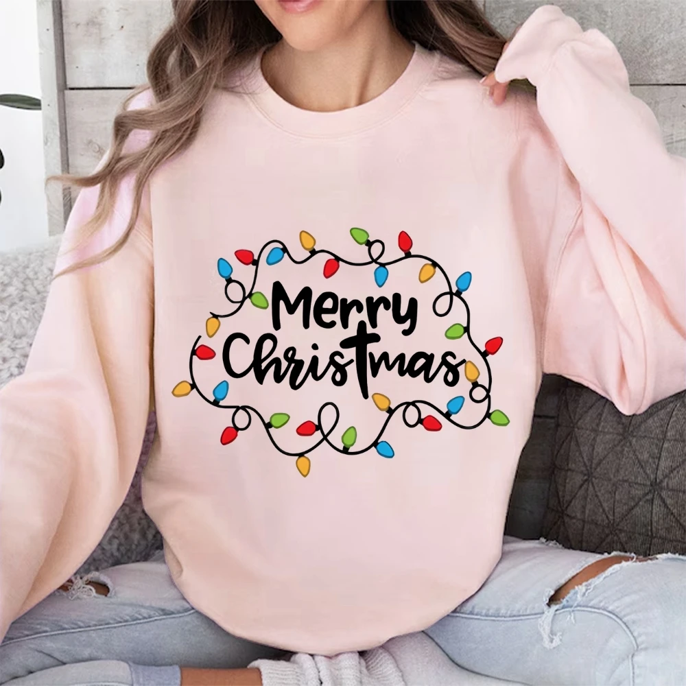 Happy Christmas Lights Graphic Pullover Crew Neck Loose Top New Street Casual Long Sleeve Cotton Soft Sweatshirt Unisex
Happy Christmas Lights Graphic Pullover Crew Neck Loose Top New Street Casual Long Sleeve Cotton Soft Sweatshirt Unisex
