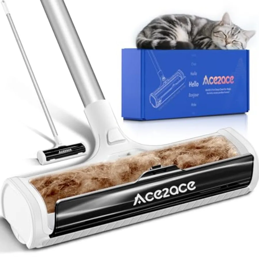 A3 Pro Carpet Roller for Pet Hair, Carpet Pet Hair Removal Tool, Reusable Large Lint Rollers, 5 Feet Long Handle No Bending No
A3 Pro Carpet Roller for Pet Hair, Carpet Pet Hair Removal Tool, Reusable Large Lint Rollers, 5 Feet Long Handle No Bending No