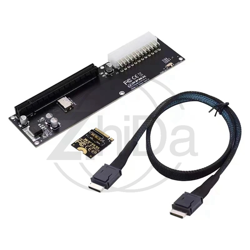 Карта адаптера PCI-E 16X M.2 M-Key (2230) для Oculink SFF-8612/SFF-8611 — для обновления внешней видеокарты GPD WIN Max2
Карта адаптера PCI-E 16X M.2 M-Key (2230) для Oculink SFF-8612/SFF-8611 — для обновления внешней видеокарты GPD WIN Max2