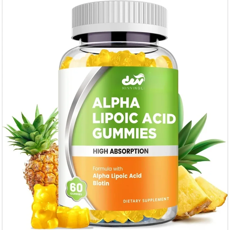 Alpha lipoic acid gummies contain biotin, used for antioxidants, brain health, and nerve support. Chew 60 capsules
Alpha lipoic acid gummies contain biotin, used for antioxidants, brain health, and nerve support. Chew 60 capsules