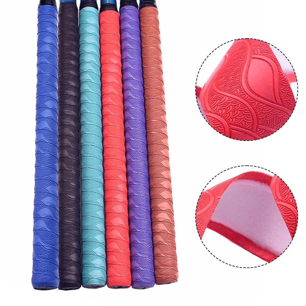 Elastic Anti-Skid Grip Strap 2.1m for Multi-Sport Use Including Fishing Rods Tennis Rackets Badminton Rackets Bicycle Handles