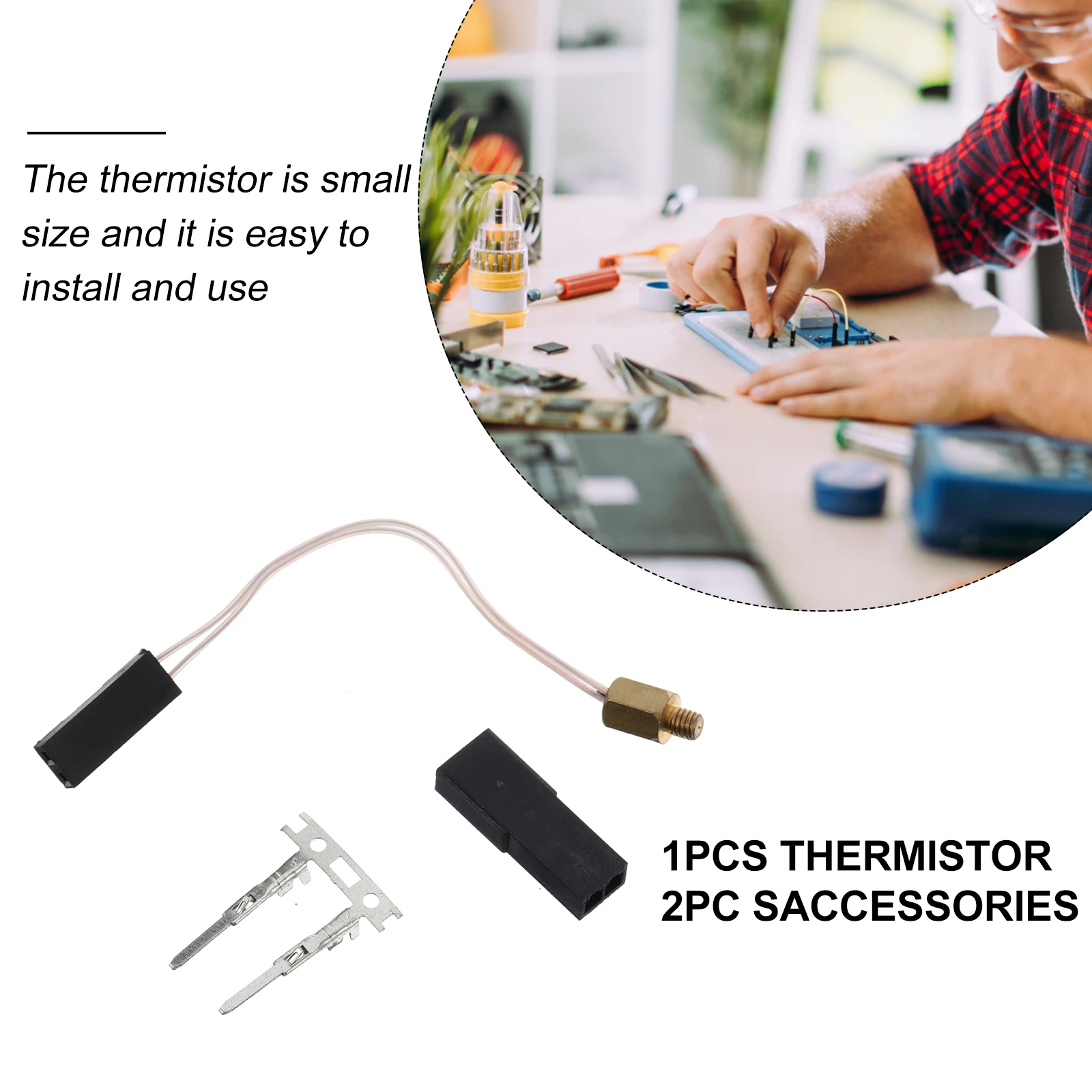 Premium Thermistors Printer Thermistor Extruder Thermistor Extruder Nozzle Temp Sensor Current Limiter Device
Premium Thermistors Printer Thermistor Extruder Thermistor Extruder Nozzle Temp Sensor Current Limiter Device