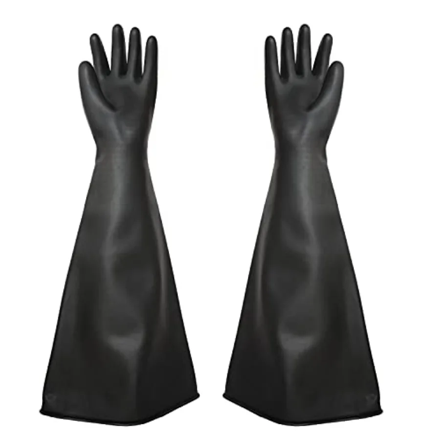 Heavy Duty Sandblasting Gloves 27.5" Rubber Gloves for Sandblaster Protective Safety Work Black Striped
Heavy Duty Sandblasting Gloves 27.5" Rubber Gloves for Sandblaster Protective Safety Work Black Striped