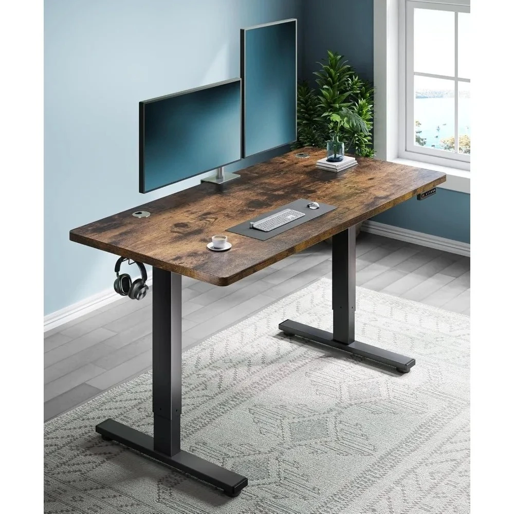 Electric Standing Desk Adjustable - 63 x 24 Inch Sit Stand up Desk with Cable Management - 3 Memory Preset Adjustable Height
Electric Standing Desk Adjustable - 63 x 24 Inch Sit Stand up Desk with Cable Management - 3 Memory Preset Adjustable Height