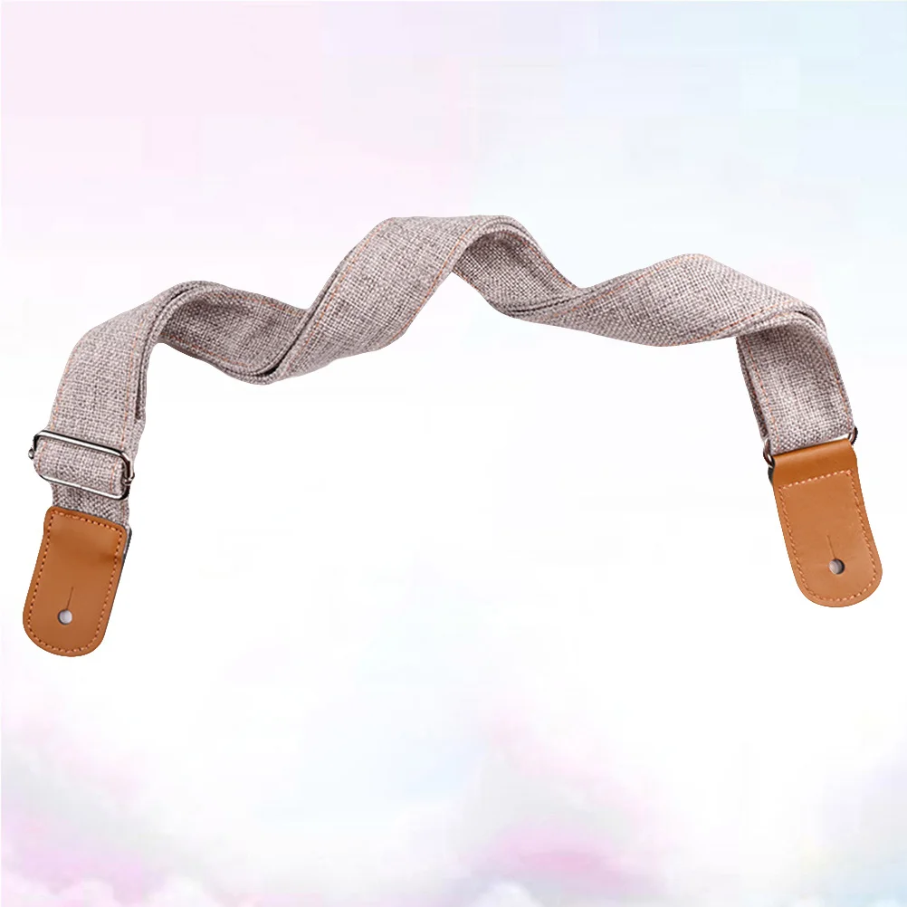 1pc Cotton Linen Ukulele Strap Grey With Ends Metal Buckle Adjustable For Guitar String Instruments Accessory
1pc Cotton Linen Ukulele Strap Grey With Ends Metal Buckle Adjustable For Guitar String Instruments Accessory