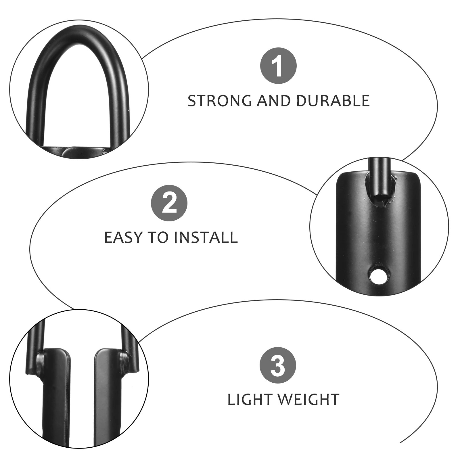 Load Bearing Rope Hook Heavy Duty Durable Safety Buckle Portable Iron Material Outdoor Climbing Practical Long Time Sturdy Hooks
Load Bearing Rope Hook Heavy Duty Durable Safety Buckle Portable Iron Material Outdoor Climbing Practical Long Time Sturdy Hooks