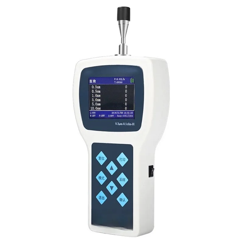 Dust particle counter Laser dust particle detector Dust-free grade Clean environment tester Handheld
Dust particle counter Laser dust particle detector Dust-free grade Clean environment tester Handheld