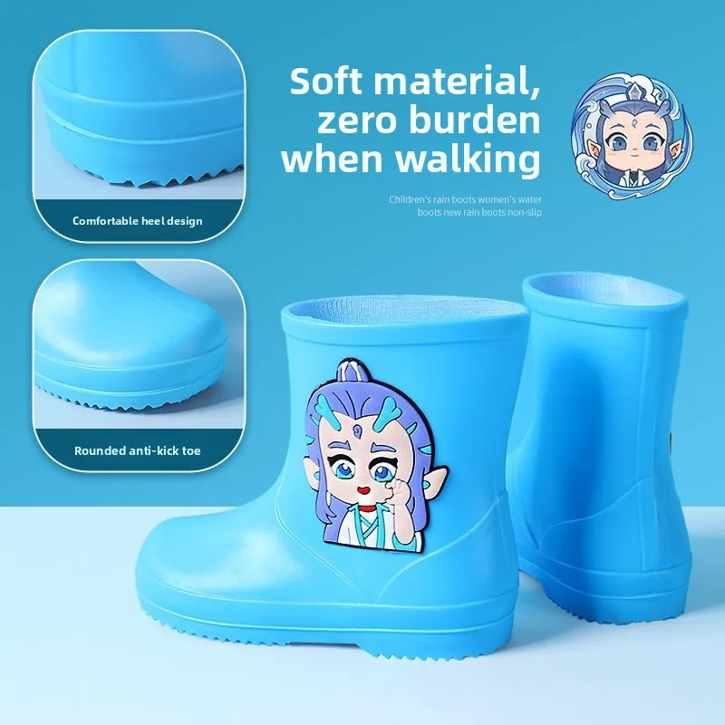 2026 New Kids Rain Boots Cute Cartoon Waterproof Rain Shoes for Boys & Girls Non-slip Rubber Boots for Kindergarten & Children
2026 New Kids Rain Boots Cute Cartoon Waterproof Rain Shoes for Boys & Girls Non-slip Rubber Boots for Kindergarten & Children