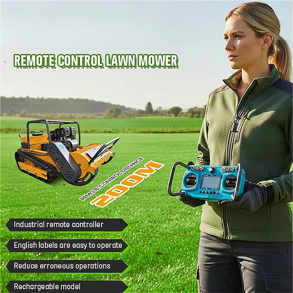 Remote Control Robot Lawn Mower Zero Turn 21 Inch Blade All Wheel Drive Customized for Large Steep Yards High Quality Sale
Remote Control Robot Lawn Mower Zero Turn 21 Inch Blade All Wheel Drive Customized for Large Steep Yards High Quality Sale