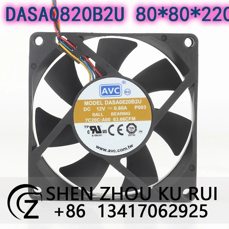 Вентилятор охлаждения AVC 5V 24V 48V DC12V 0.60A AC EC 8020 80X80X20MM 8CM 4-проводной PWM для компьютера, ЦПУ, корпуса, материнской платы, с двойным шарикоподшипником, DASA0820B2U
Вентилятор охлаждения AVC 5V 24V 48V DC12V 0.60A AC EC 8020 80X80X20MM 8CM 4-проводной PWM для компьютера, ЦПУ, корпуса, материнской платы, с двойным шарикоподшипником, DASA0820B2U