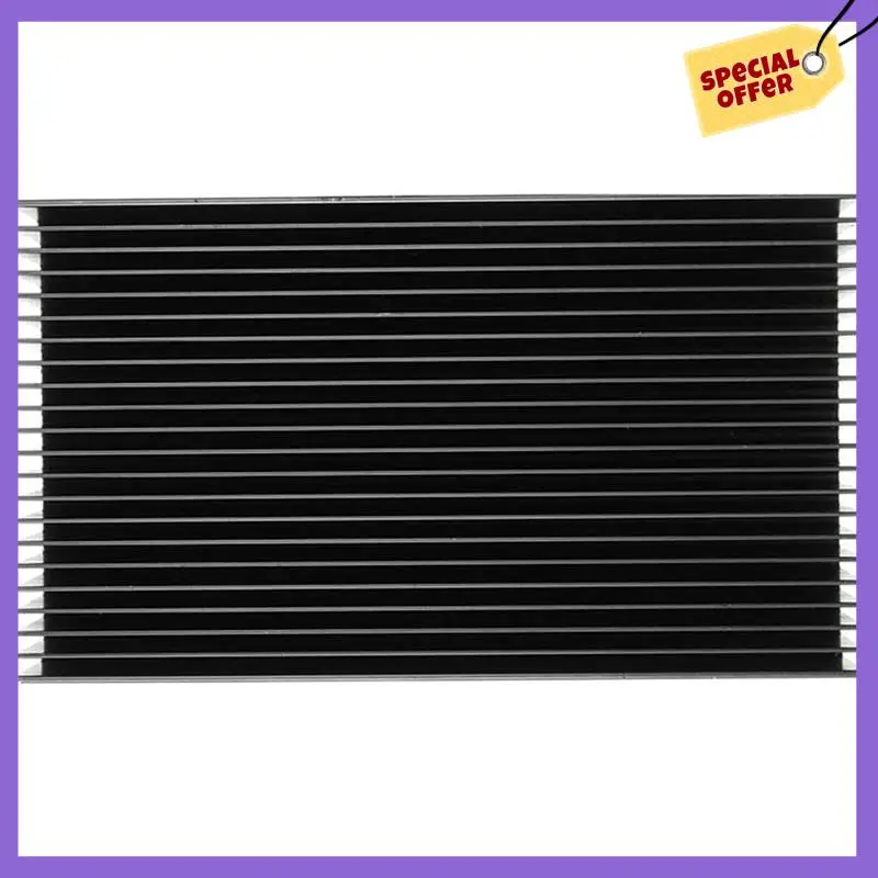-A96Z 10X Aluminum Large Heatsink 4.72 X 2.72 X 1.06 Inch /120 X 69 X 27 Mm Heat Sink Cooling Black Oxide Radiator 22 Fin
-A96Z 10X Aluminum Large Heatsink 4.72 X 2.72 X 1.06 Inch /120 X 69 X 27 Mm Heat Sink Cooling Black Oxide Radiator 22 Fin