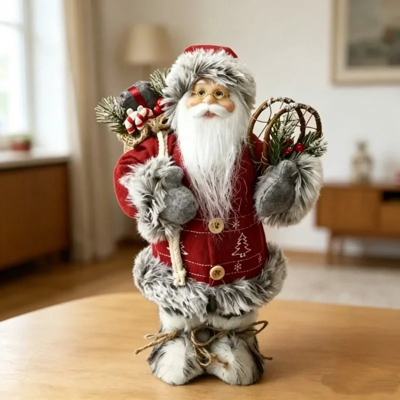 Home Table Xmas Tree Doll Ornaments Christmas Decor Goods for New Year Celebration Indoor Holiday Gift Daily Decorating Needs
Home Table Xmas Tree Doll Ornaments Christmas Decor Goods for New Year Celebration Indoor Holiday Gift Daily Decorating Needs