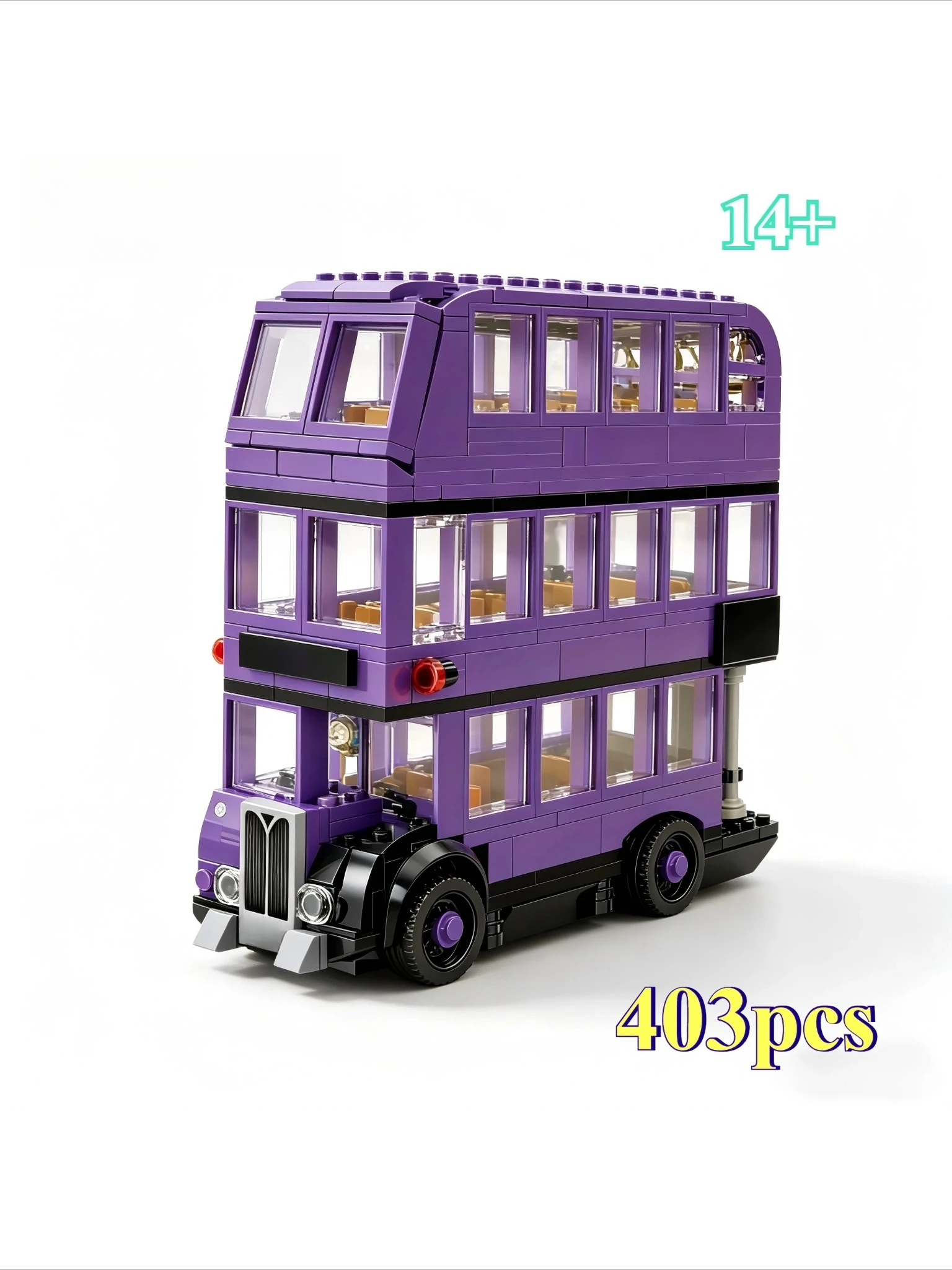 403 Pcs.Purple Three-layer Bus Model Building Blocks Sets Suitable for Birthday Gifts Compatible Particles
403 Pcs.Purple Three-layer Bus Model Building Blocks Sets Suitable for Birthday Gifts Compatible Particles