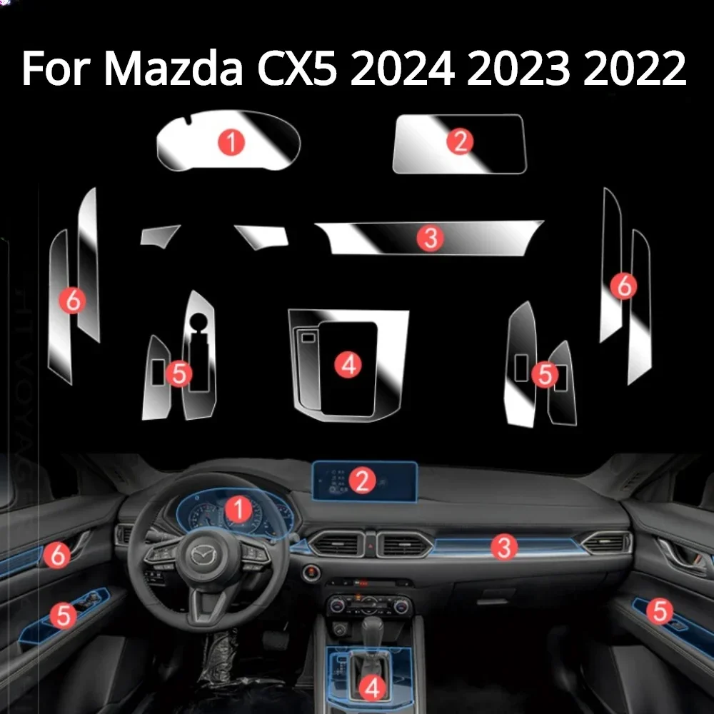 For Mazda CX5 XC30 2024 2023 2022 Accessories Car interior film transparent TPU Gear Panel Center Console Anti-scratch Sticker
For Mazda CX5 XC30 2024 2023 2022 Accessories Car interior film transparent TPU Gear Panel Center Console Anti-scratch Sticker