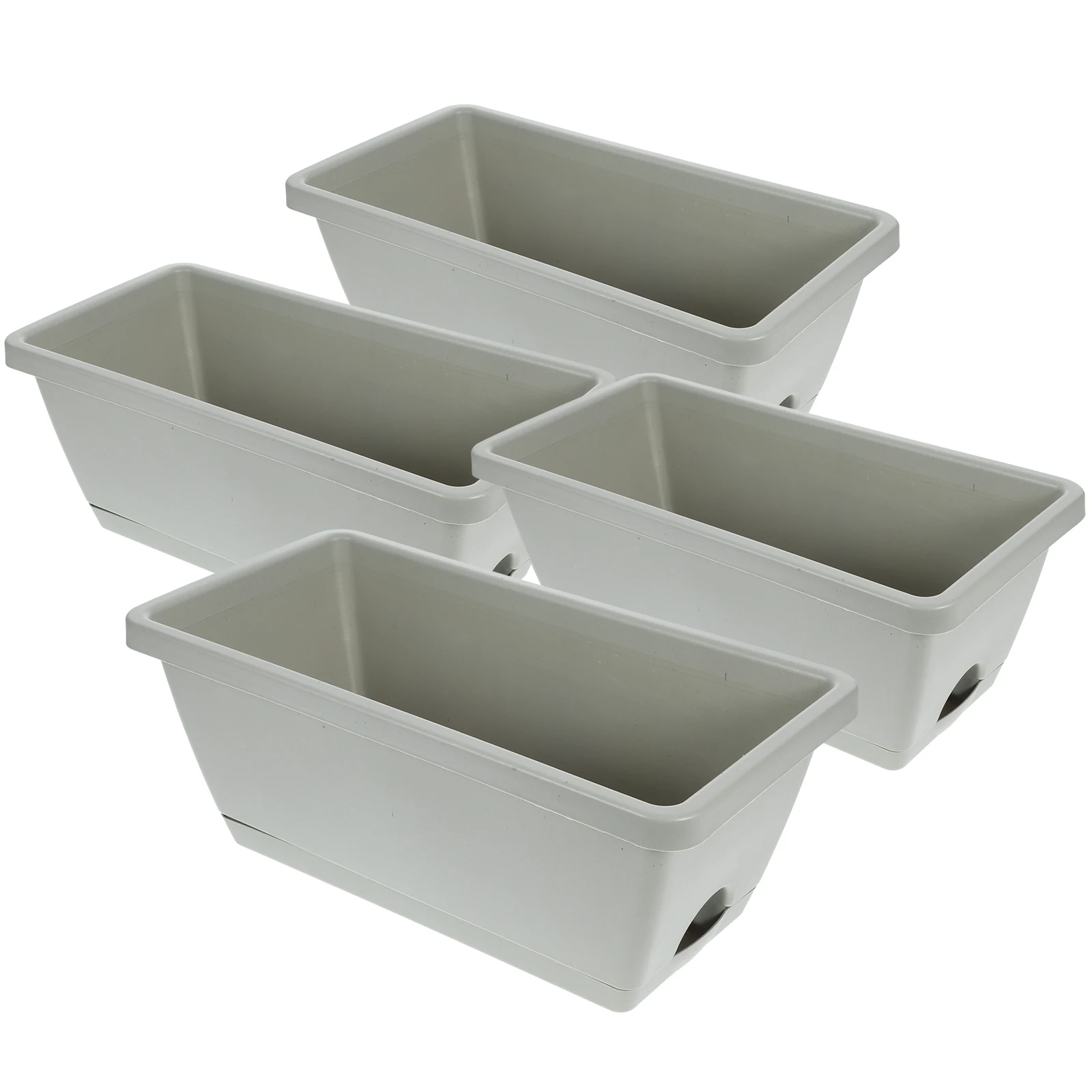 4 Pcs Plastic Flower Pots Rectangular Planter Containers for Plants Brick Red Small Bonsai Cactus Succulent Pot
4 Pcs Plastic Flower Pots Rectangular Planter Containers for Plants Brick Red Small Bonsai Cactus Succulent Pot